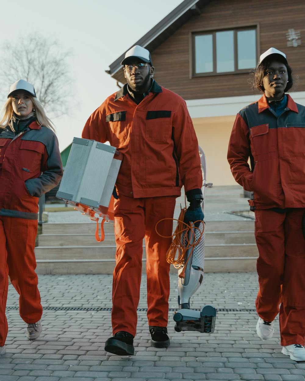 Das Team von Blitz Hausbetreuung im Einsatz