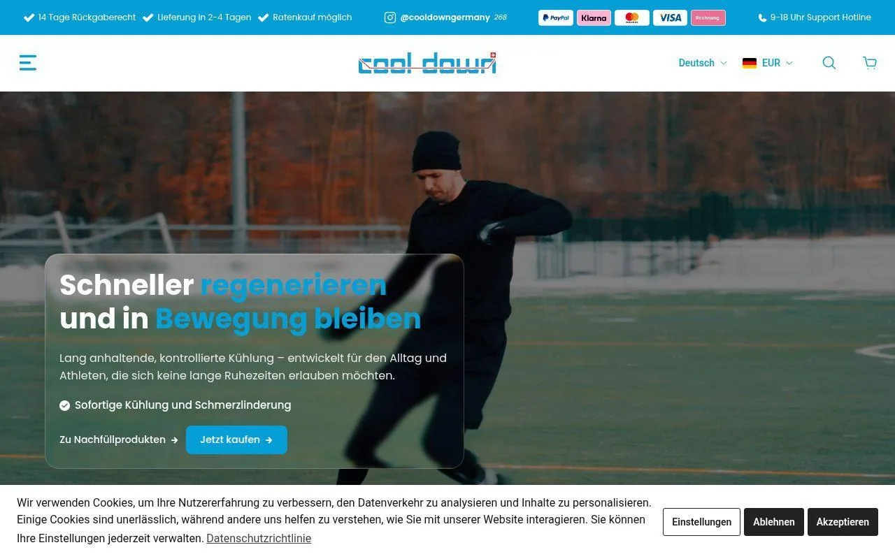 Cool Down Website