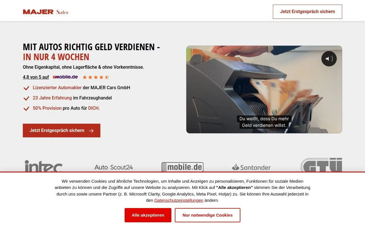 Majer Sales Website
